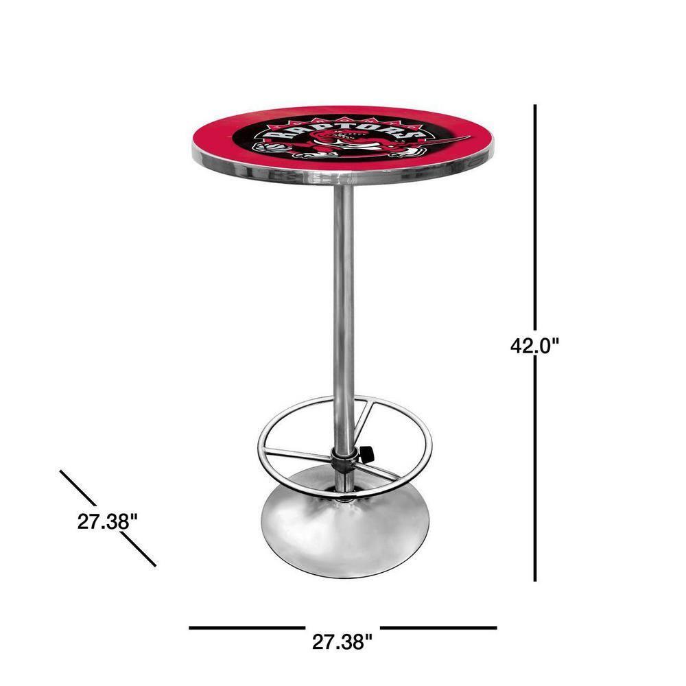 Trademark Global Round Metal Base Dining Table