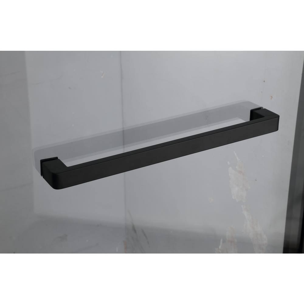 BVNECXP Frameless Sliding Glass Shower Doors 60" Width X 76"Height With 3/8"(10Mm) Clear Tempered Glass YY3CHO-W1675S00002