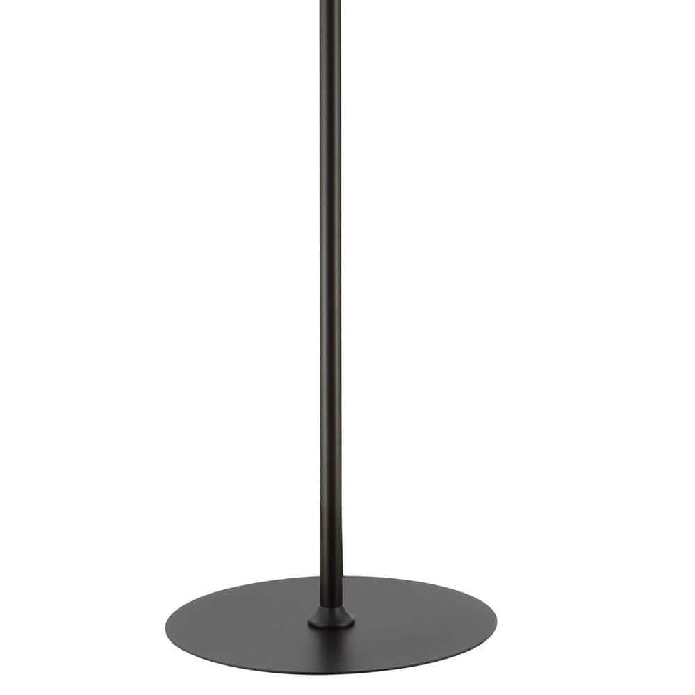 JONATHAN Y JYL7020B Julian 65.25" Integrated LED Metal Floor Lamp, Minimalistic, Modern, Contemporary for living room, dinning room, bedroom, office, Black