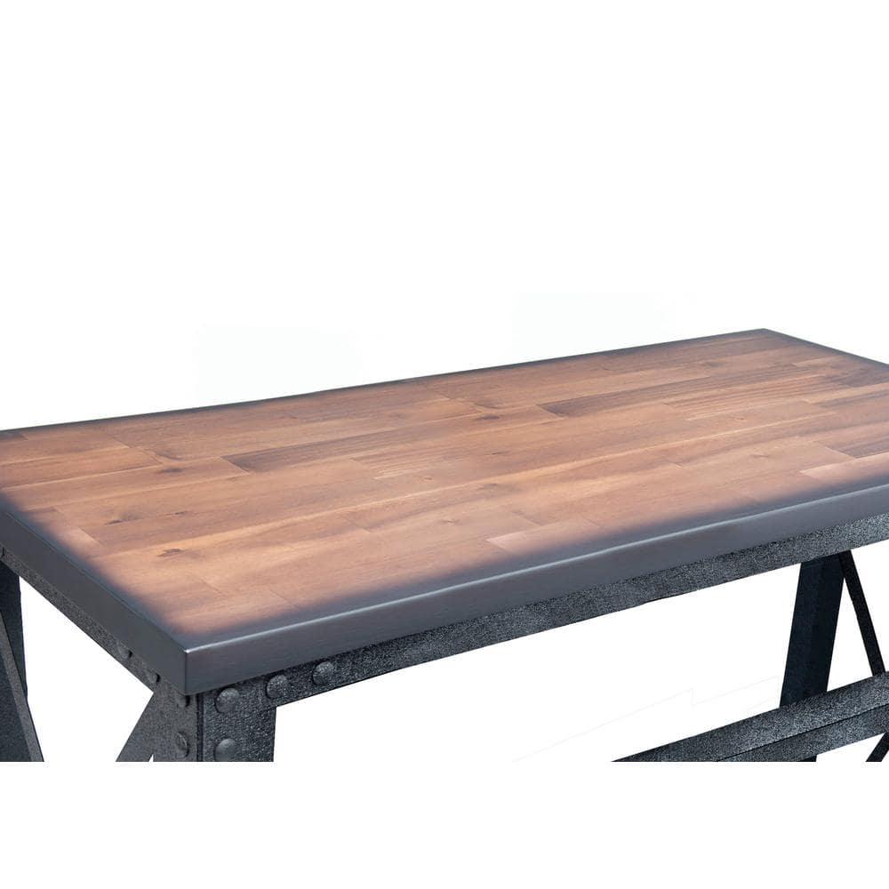 Duramax Building Products Solid Wood Top Metal Base Desk Shell