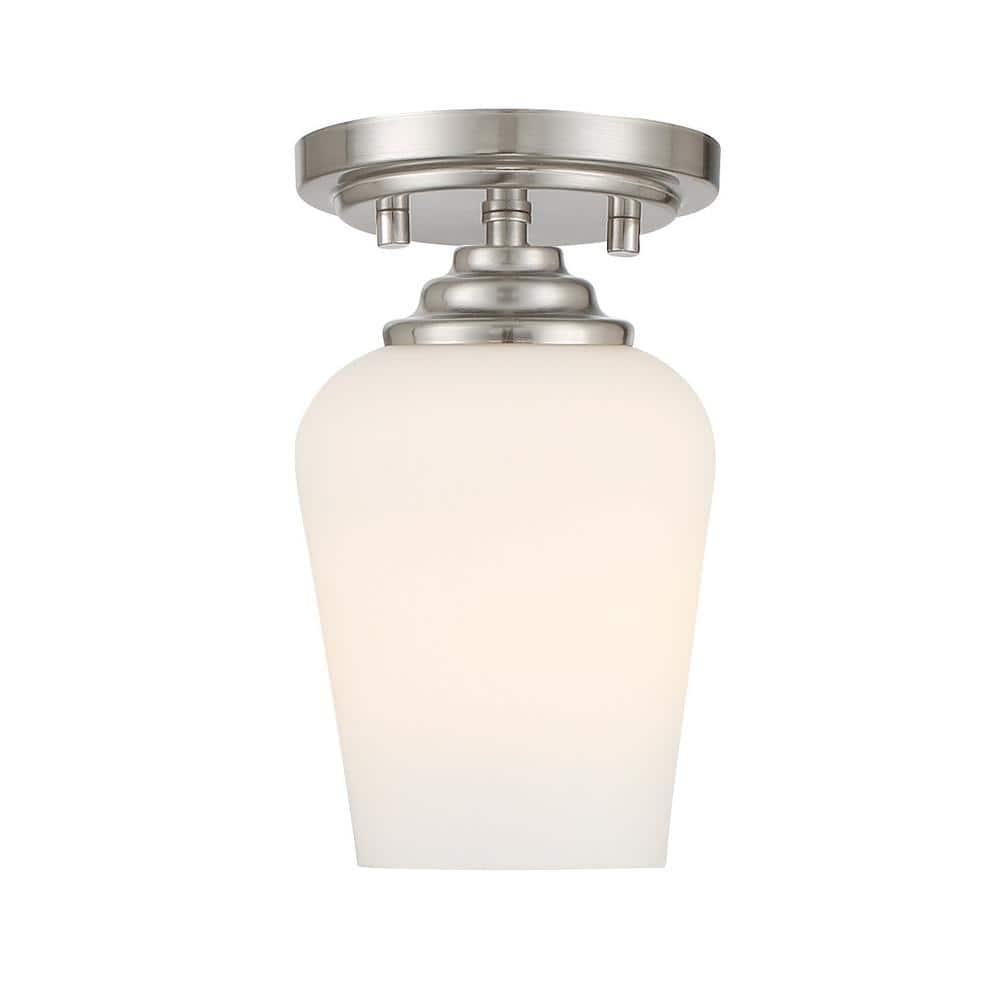1 Light Convertible Pendant-Brushed Nickel Finish    -Traditional Installation Minka Lavery 4921-84
