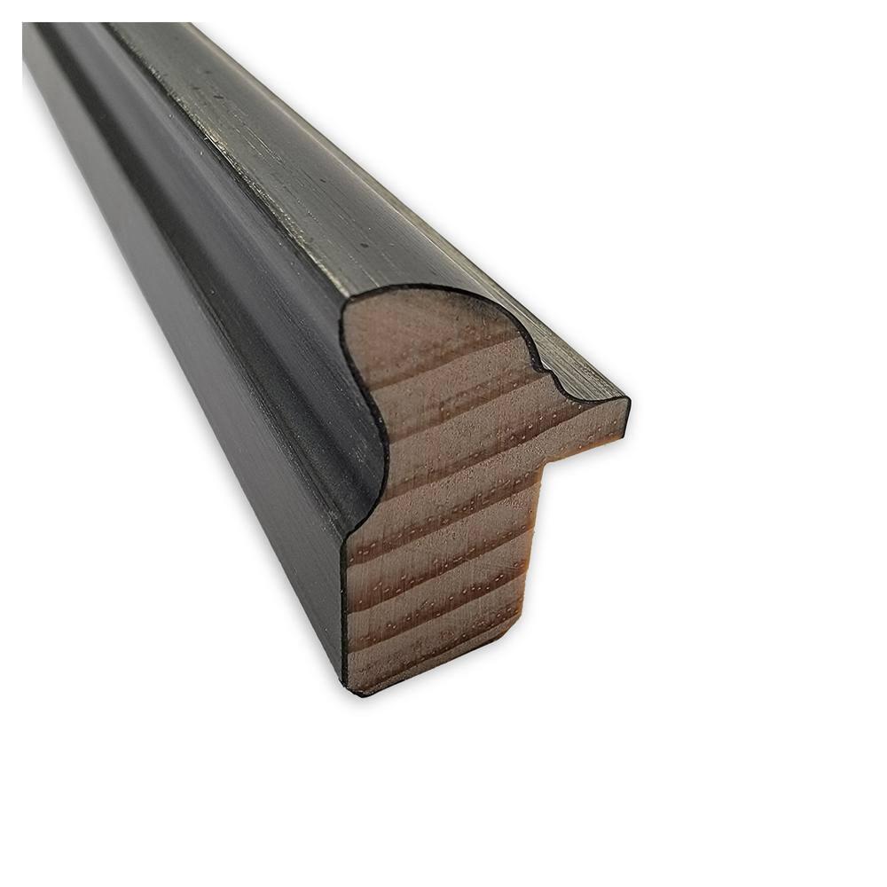 Amanti Art Theo Grey Narrow  Wood Picture Frame Opening Size 18x22 in.
