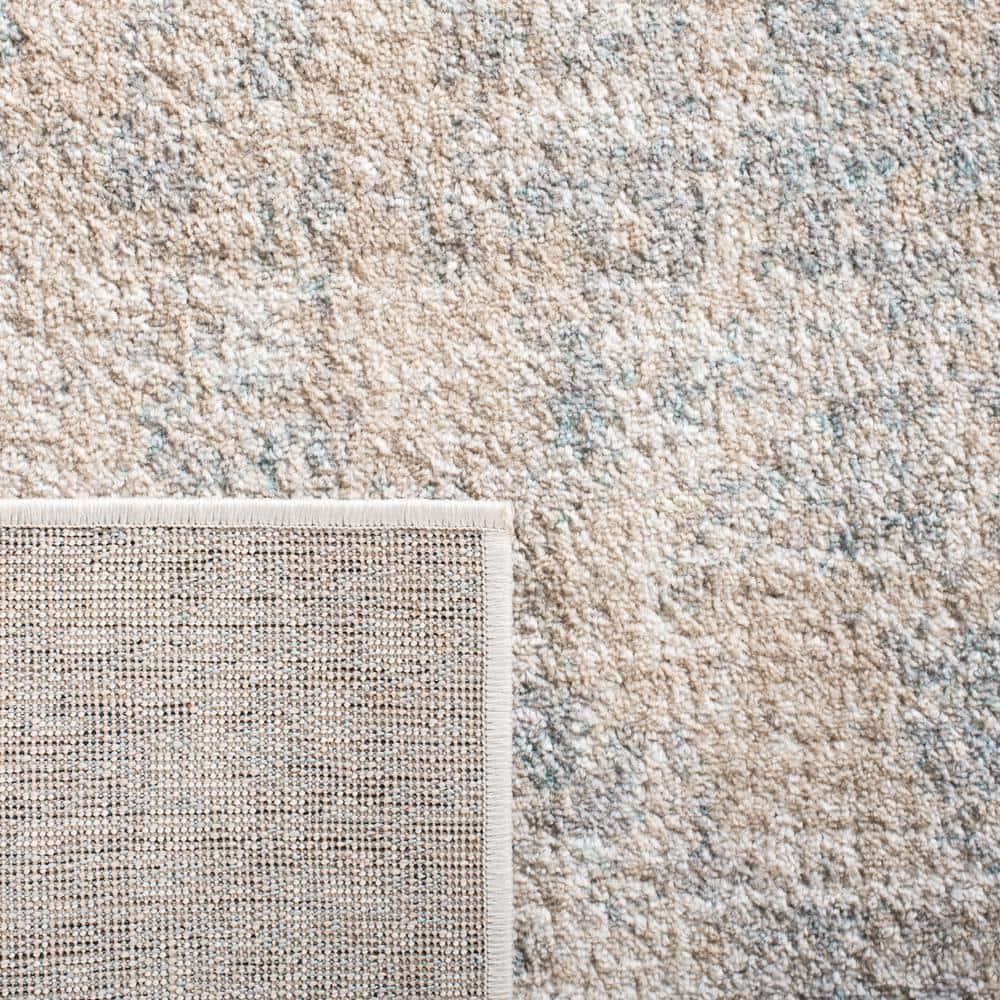 Adirondack ADR207 Machine Made Indoor Runner - Beige/Slate - 2'-6"x12' - Safavieh