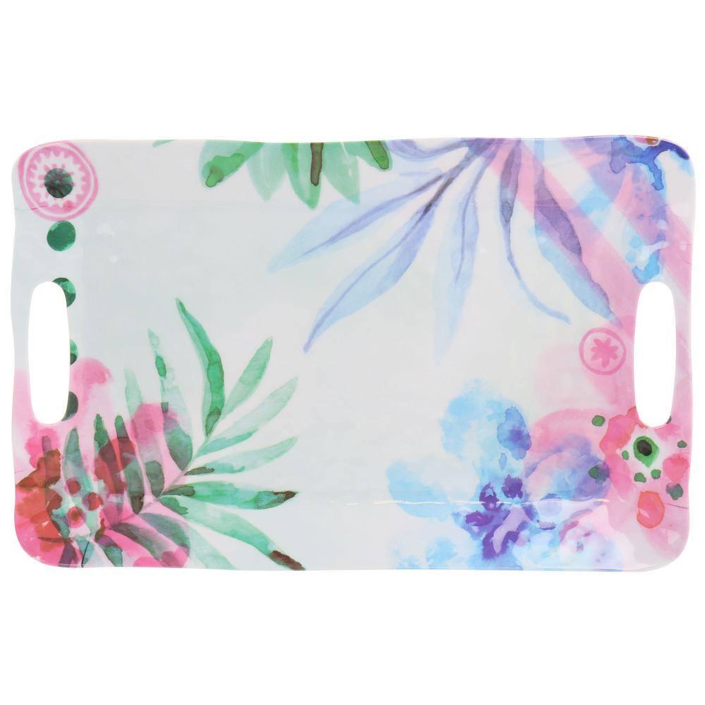 Spice by Tia Mowry Spice By Tia Mowry Cinnamon Twist 2 Piece Melamine Serving Tray Set In Multi