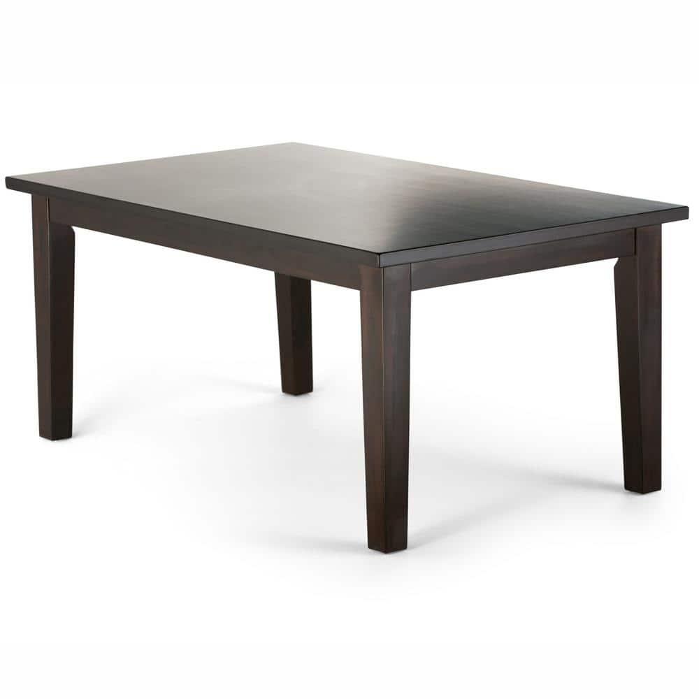 Simpli Home Eastwood Dining Table in Java Brown