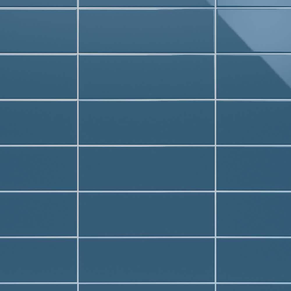 Remington 3.93 in. x 11.81 in. Polished Porcelain Subway Wall Tile (13.55 Sq. Ft. / Case)