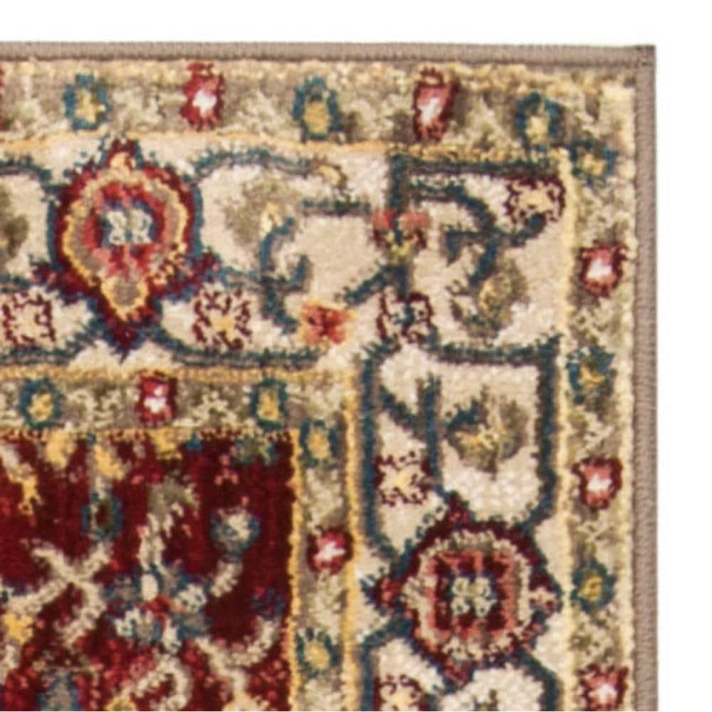 Kashan KSN306 Power Loomed Runner Rug - Ivory/Blue - 2'6"x8' - Safavieh
