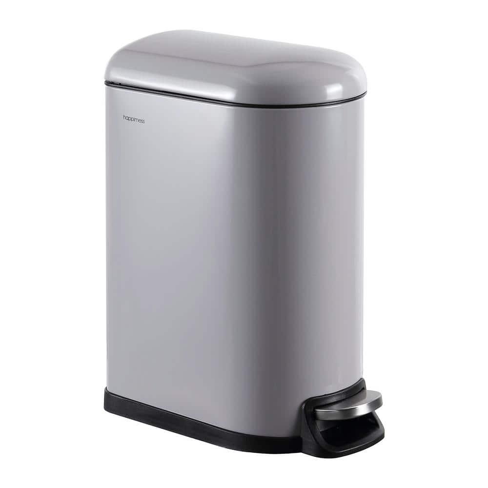 happimess Roland Steel Step On Trash Can