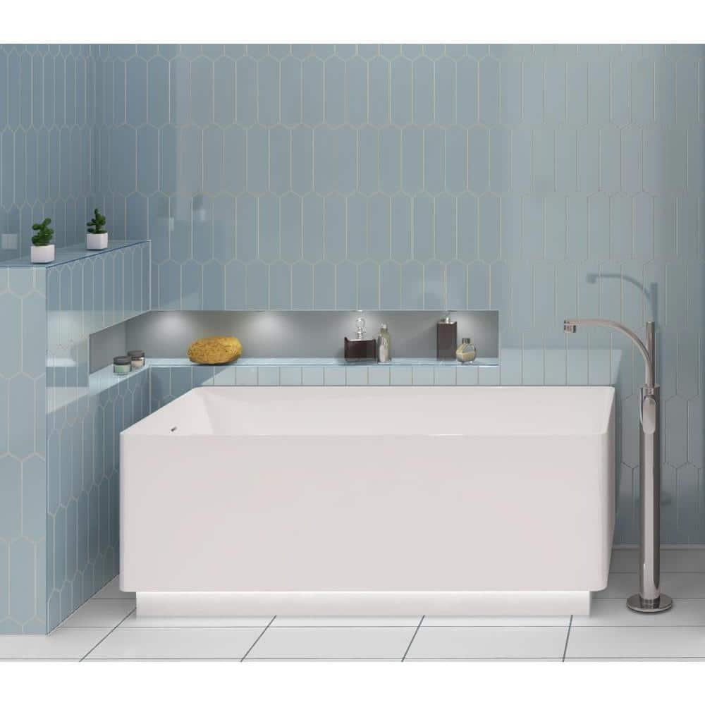 Ergo 3" x 11" Picket Glass Kitchen Backsplash, Bathroom, Shower, Pool, Wall and Floor Tile