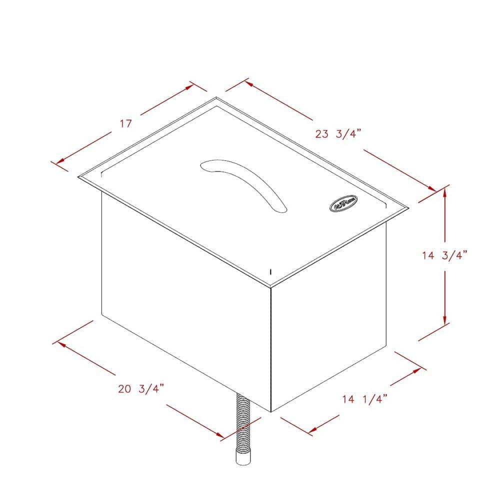 Cal Flame Stainless Steel Ice Bucket
