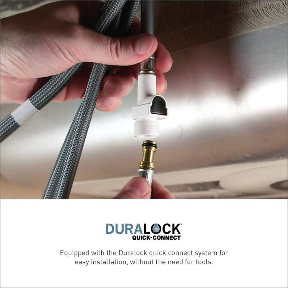 Moen Sleek Pull Down Single Handle Kitchen Faucet with Power Boost Technology and Duralock