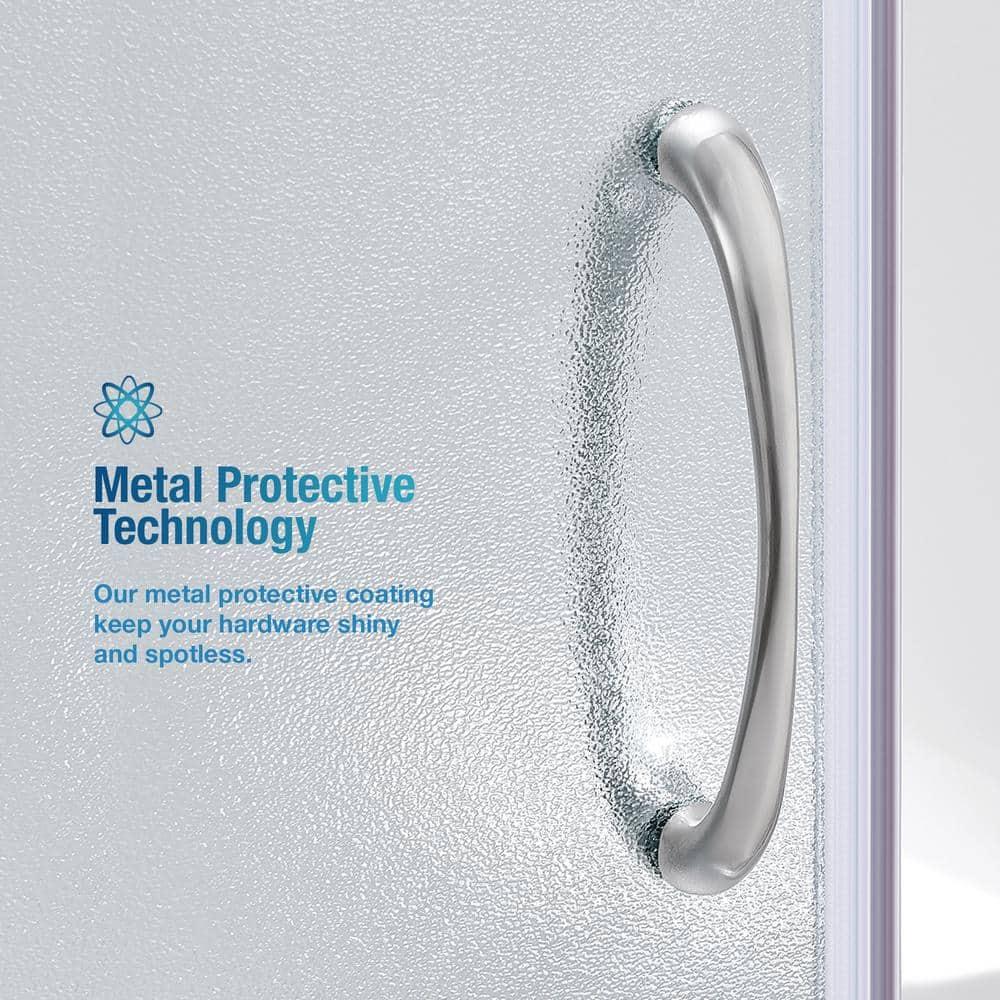 OVE Decors Breeze 33 in. Round Shower Kit w/ Frosted, Base, Wall