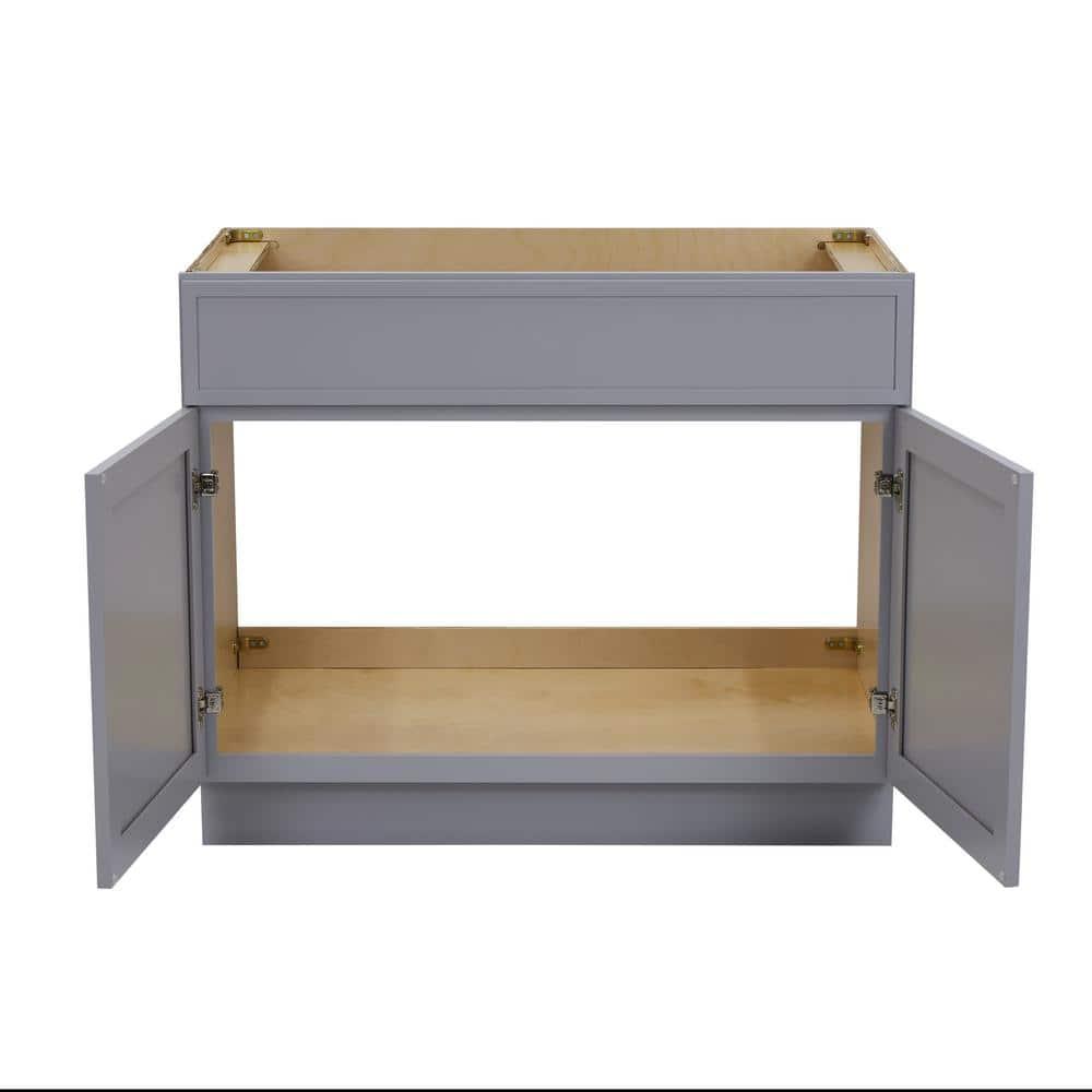 39" W Birch Plywood Freestanding Single Base Storage Cabinet with Soft Close Door