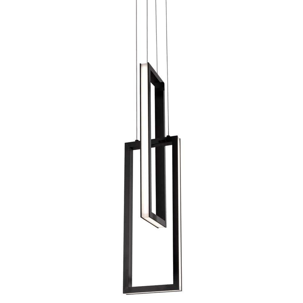 AFX - Cole - 2 Light Pendant-Black Finish