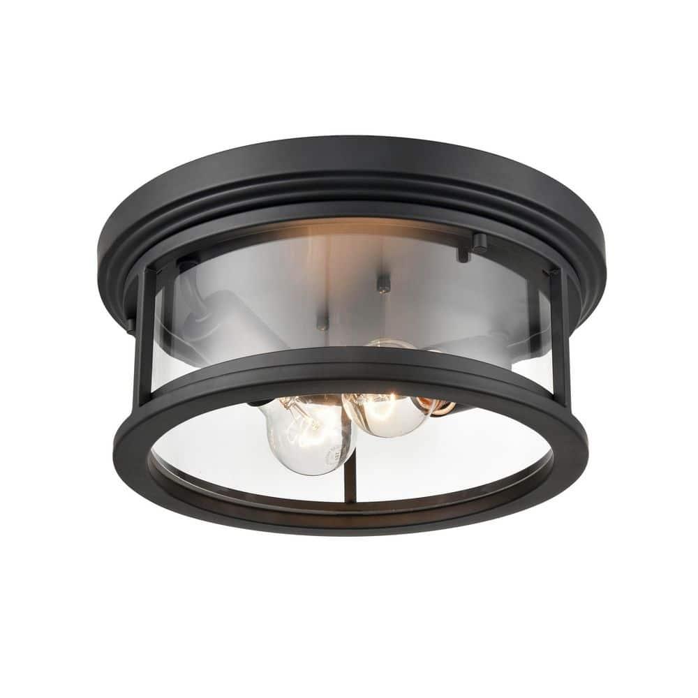 Bresley 2 - Bulb Outdoor Flush Mount