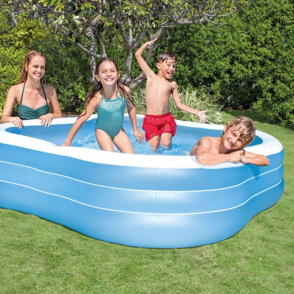 Intex Intex 7.5ft x 22in Beach Wave Swim Center Inflatable Swimming Pool