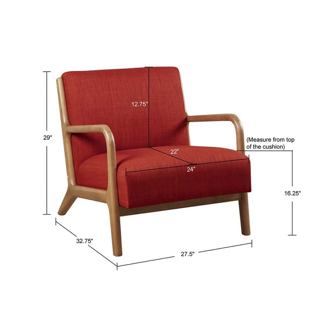Novak Lounge Chair Spice - Ink+Ivy