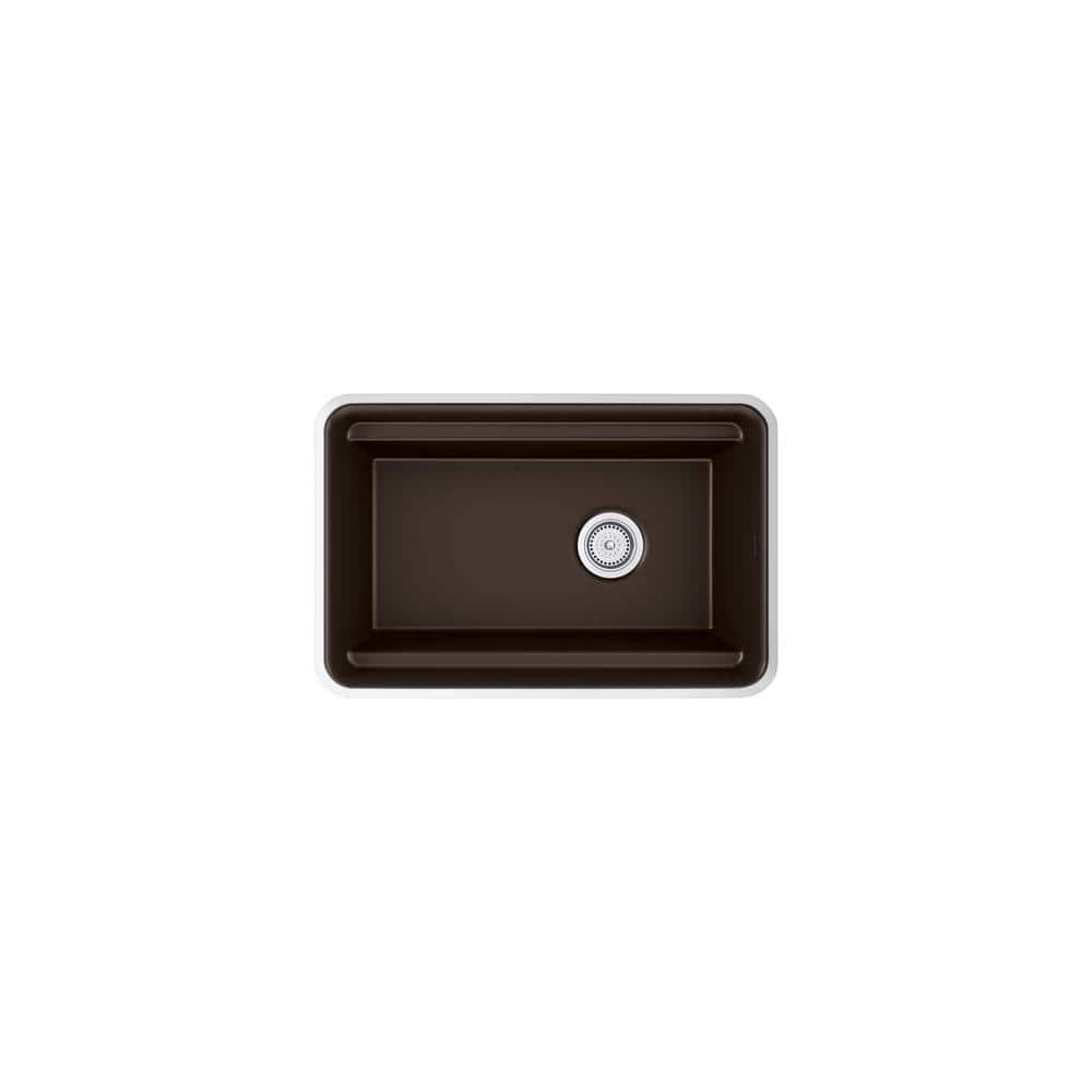 Cairn 27-1/2 in. X 18-5/16 in. X 12-5/8 in. Undermount Utility Sink