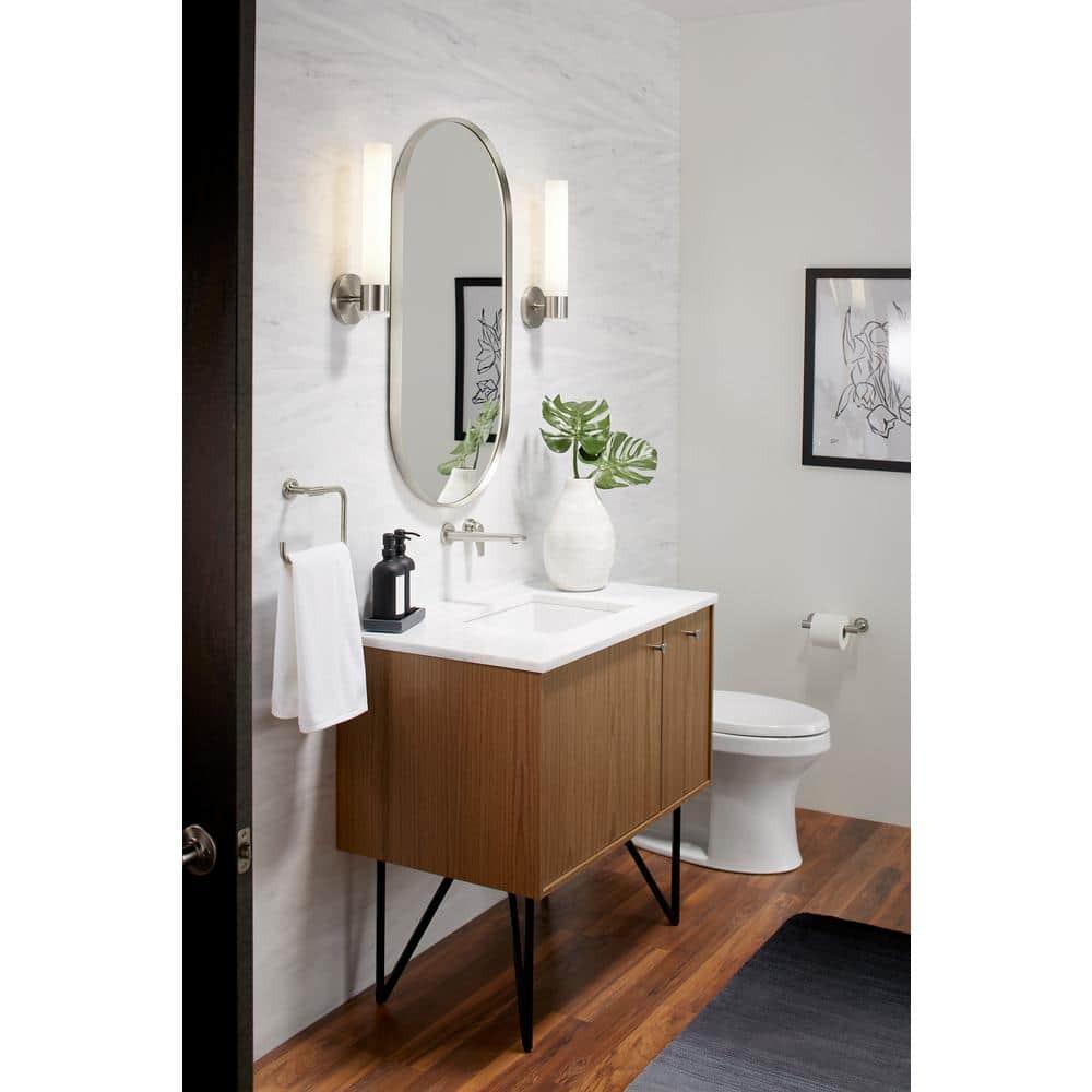 Essential Capsule Wall Mirror, Bathroom/Vanity Mirror with Frame