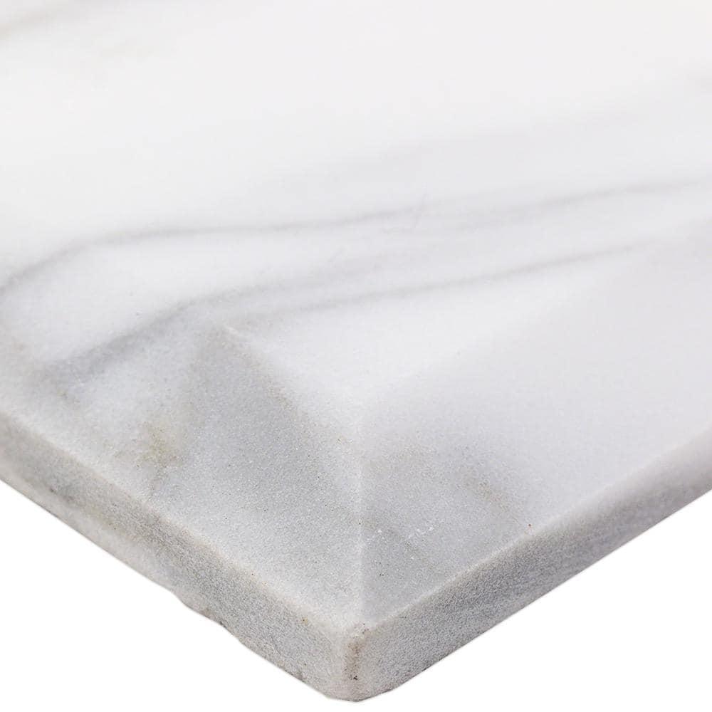 Calacatta 3" x 6" Marble Marble Look Subway Wall & Floor Tile