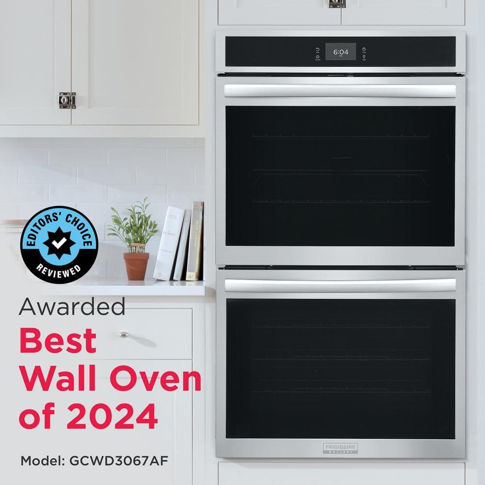 Frigidaire 30" 5.3 cu. ft Self-Cleaning Convection Electric Single Wall Oven FCWS3027AS
