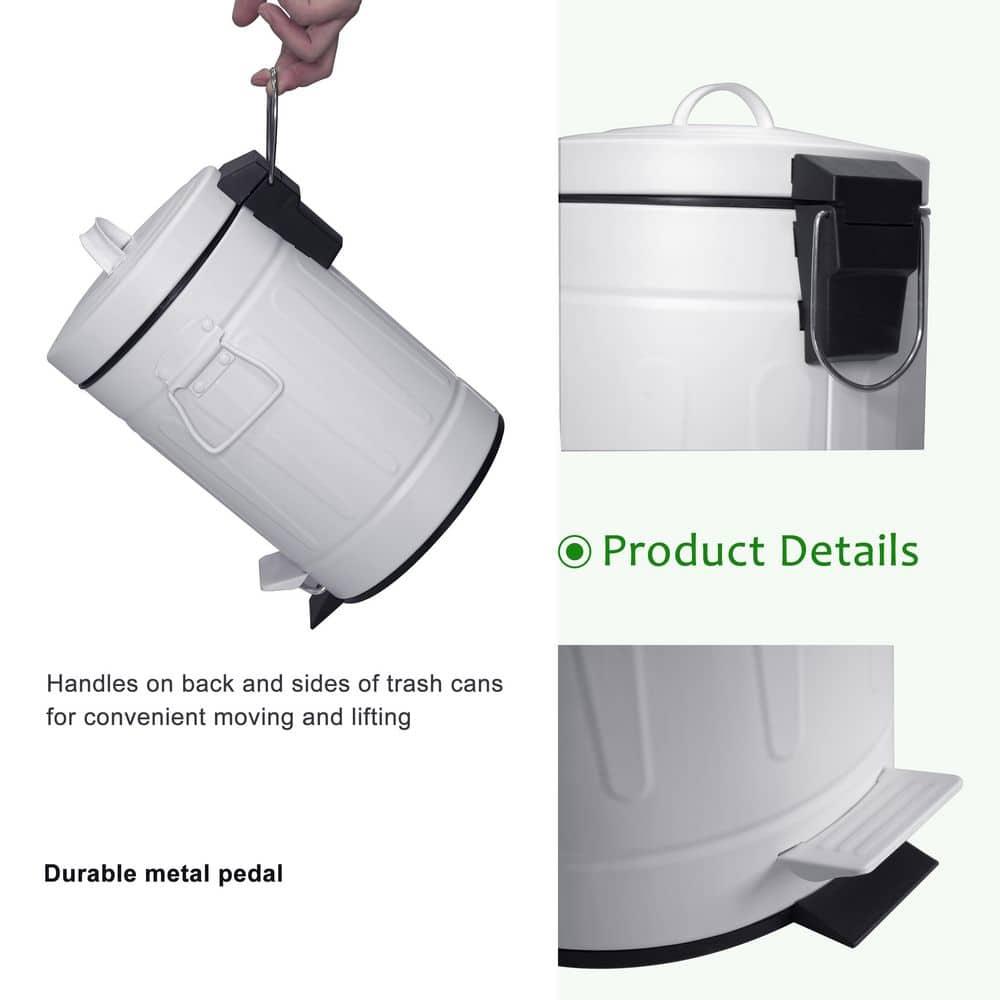 Innovaze Metal Step On Kitchen Trash Can - 3.2 Gallons