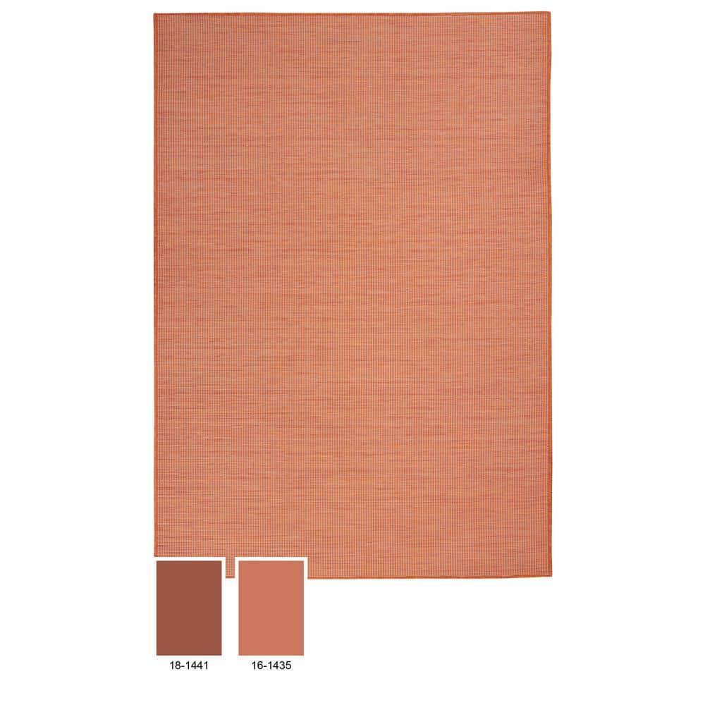 Nourison Positano POS01 Indoor/outdoor Area Rug - Terracotta 4' x 6'