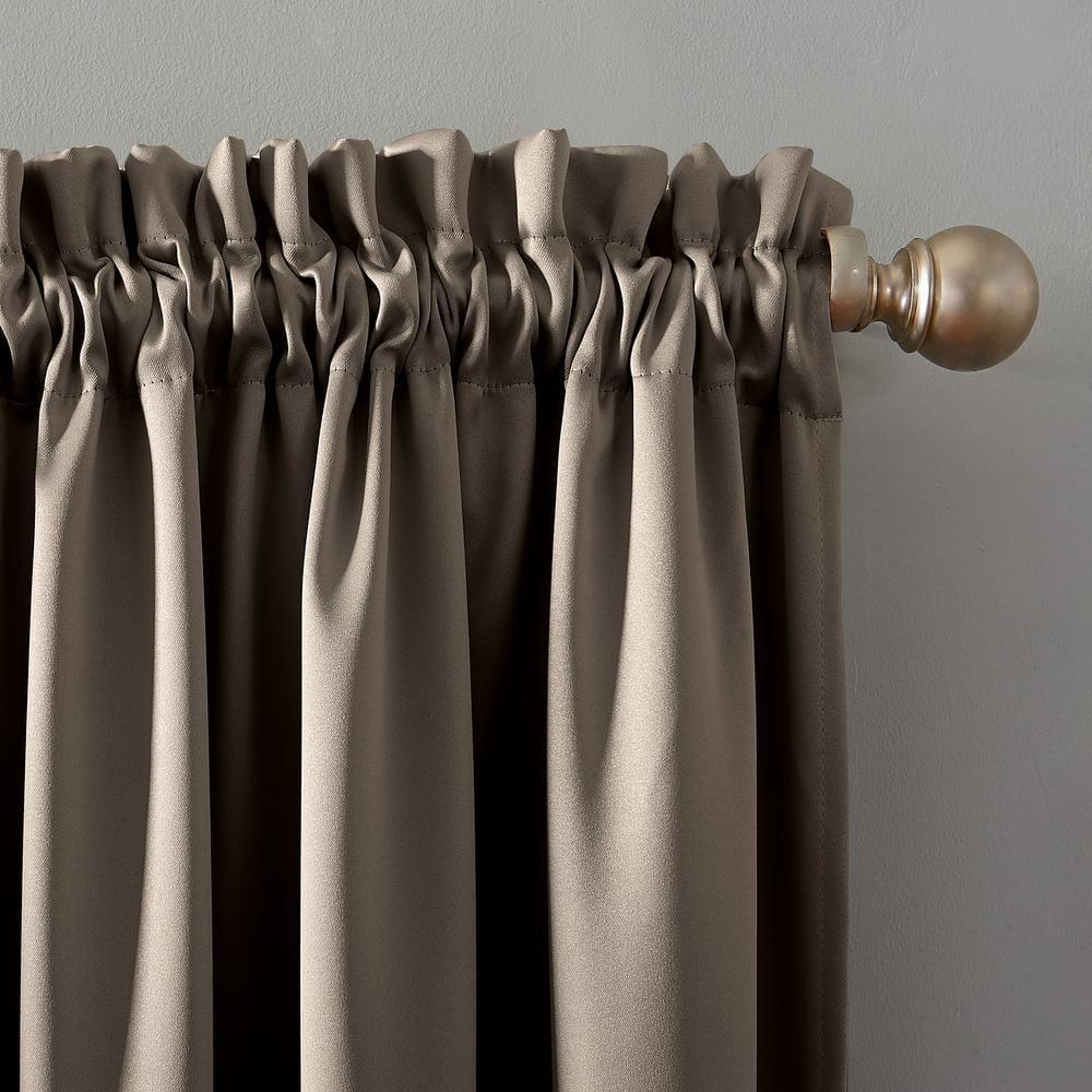 Sun Zero Sun Zero Oslo Theater Grade Extreme 100% Blackout Rod Pocket Curtain Panel