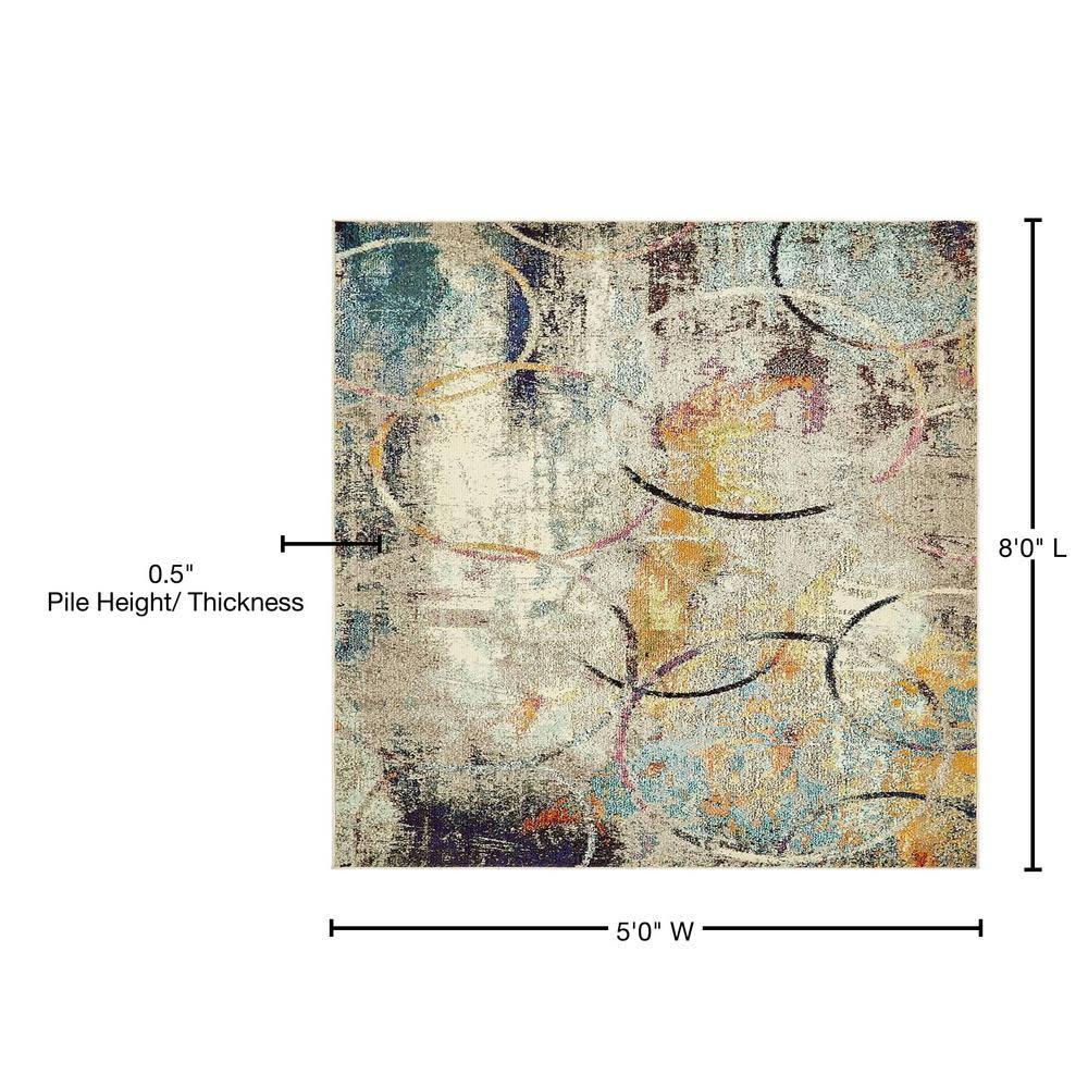 Chromatic Imperial Beige 5' 0 x 8' 0 Area Rug