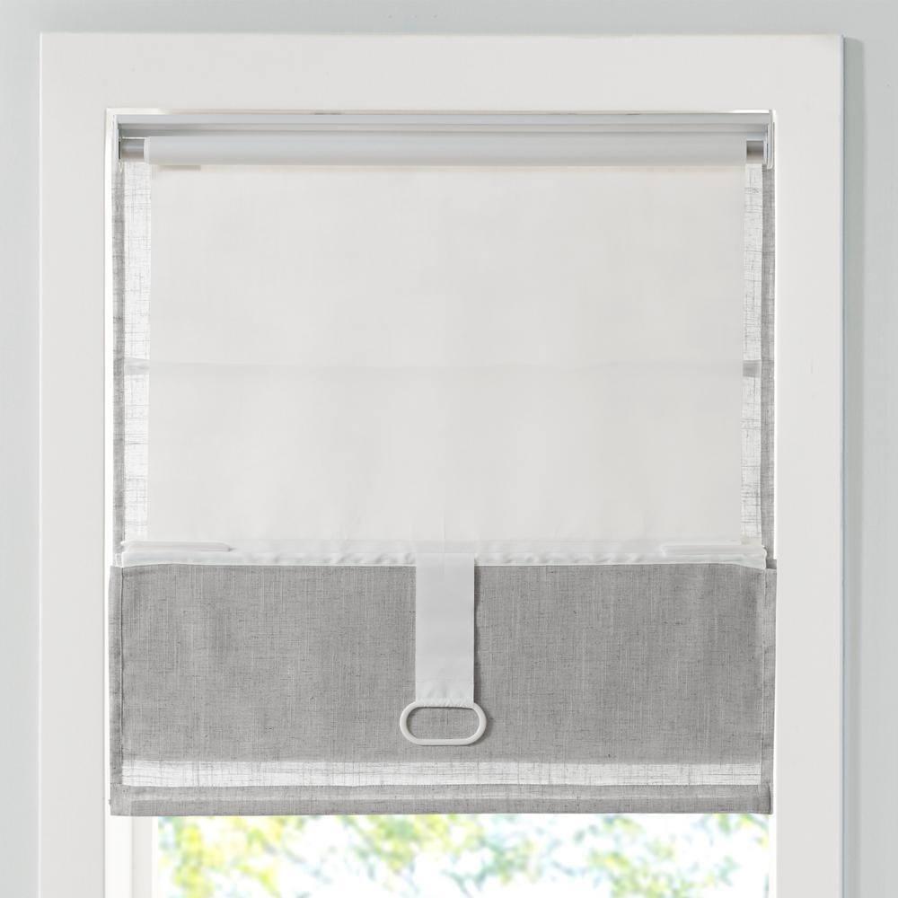 Kyler Linen Blend Light Filtering Roman Shade