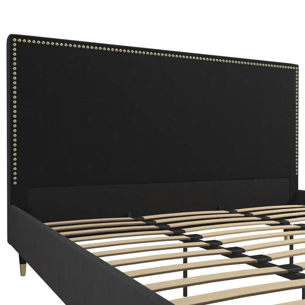 Audrey Upholstered Low Profile Platform Bed