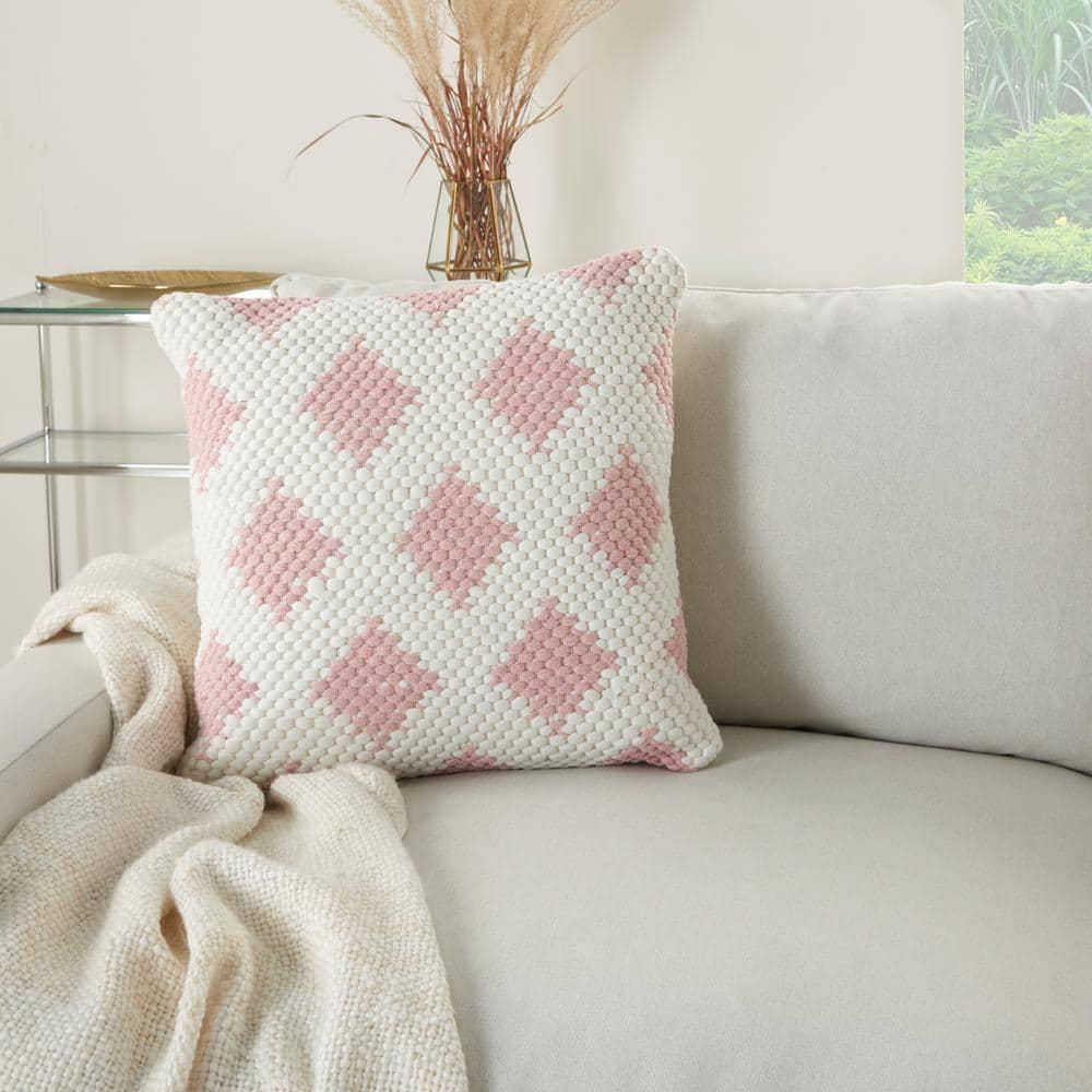 Mina Victory Geometric Cotton Throw Pillow