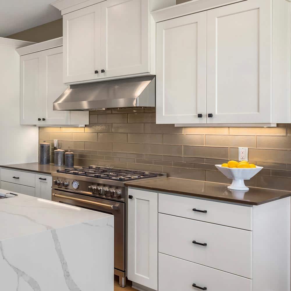 Maxxima 18 in. Hardwired LED Under Cabinet Light - 750 Lumens, 5 CCT, Color Temperature Slide Control, 2700K - 5000K, Kitchen and Indoor Lighting Fixture, White, On/Off Switch, ETL Listed