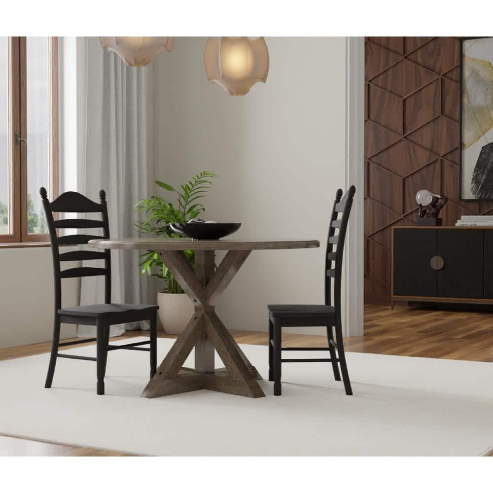 Carolina Classics Diana Wood Dining Table with Trestle Base in Vintage Walnut