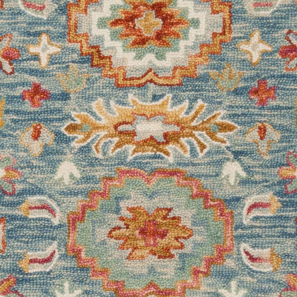 Aspen APN117 Hand Tufted Indoor Area Rug - Blue/Ivory - 4'x6' - Safavieh