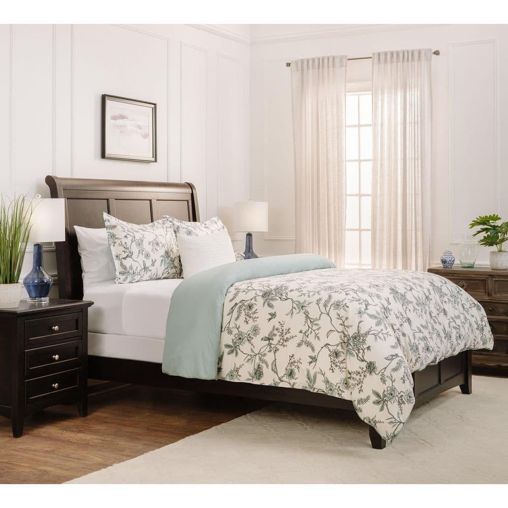 Chanasya Microfiber Reversible 3 Piece Duvet Cover Set