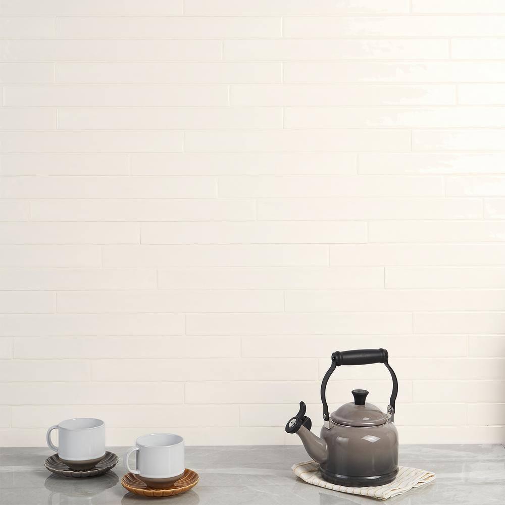 Capetown 2" x 20" Crackled Ceramic Subway Wall Tile (20 pieces/ 5.38 sq. ft./ Case)