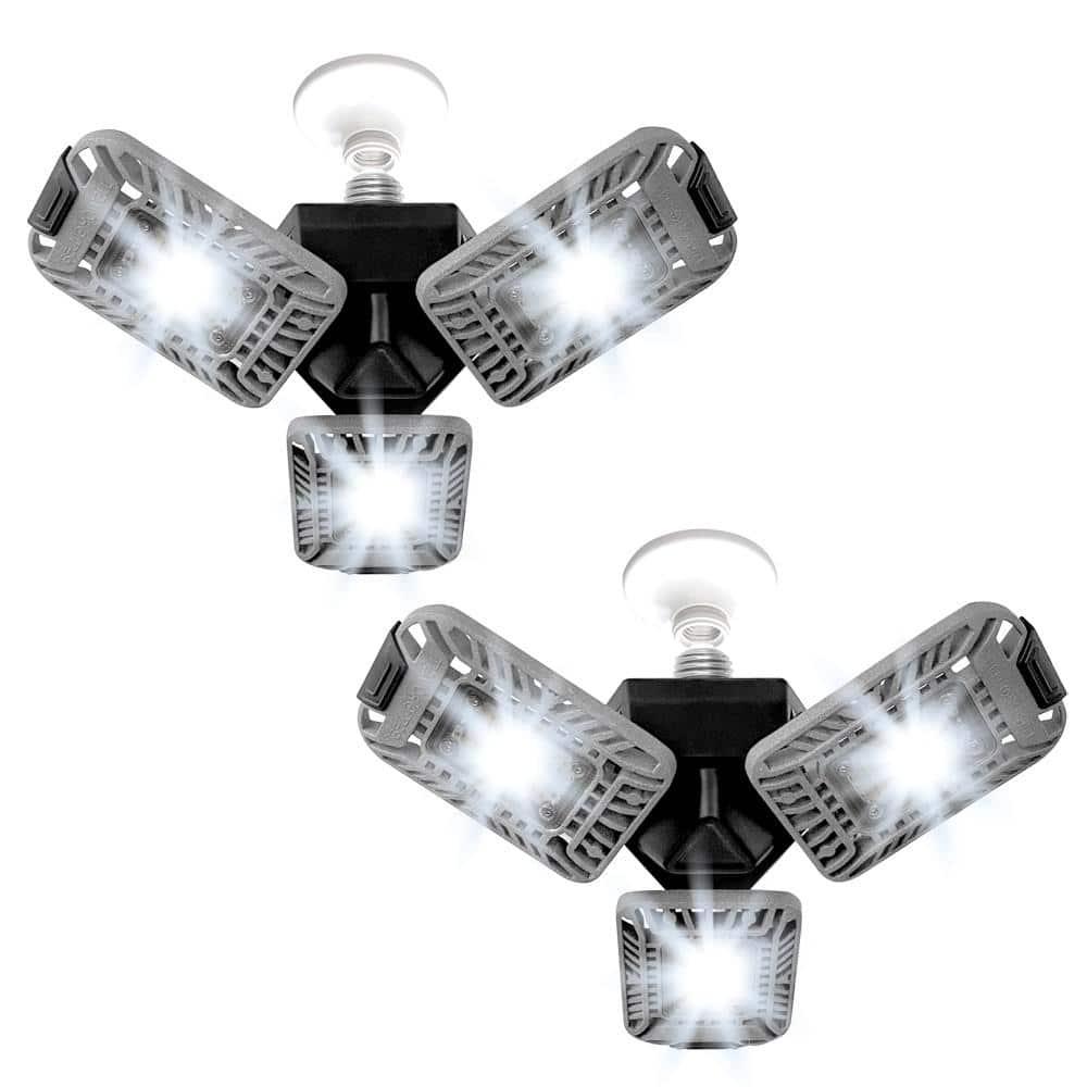 Bell + Howell Bell+Howell Triburst Multi-Directional 2000 Lumens Light, Screws Onto Any Standard Light Socket