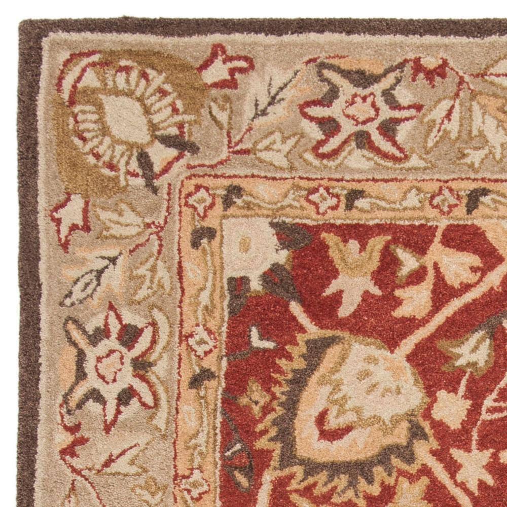 Anatolia AN512 Hand Tufted Indoor Area Rug - Rust/Green - 6'x9' - Safavieh