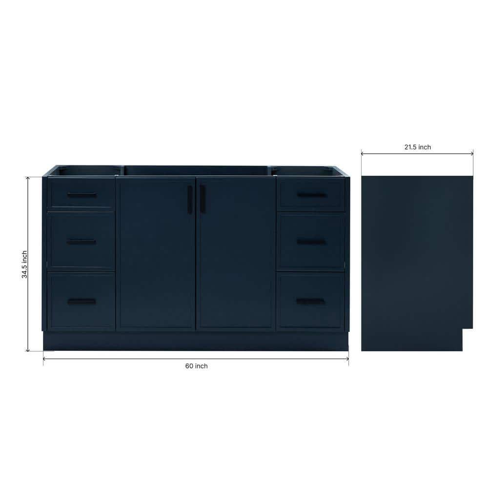 ARIEL Kelley 60 Single Bathroom Vanity Base Only