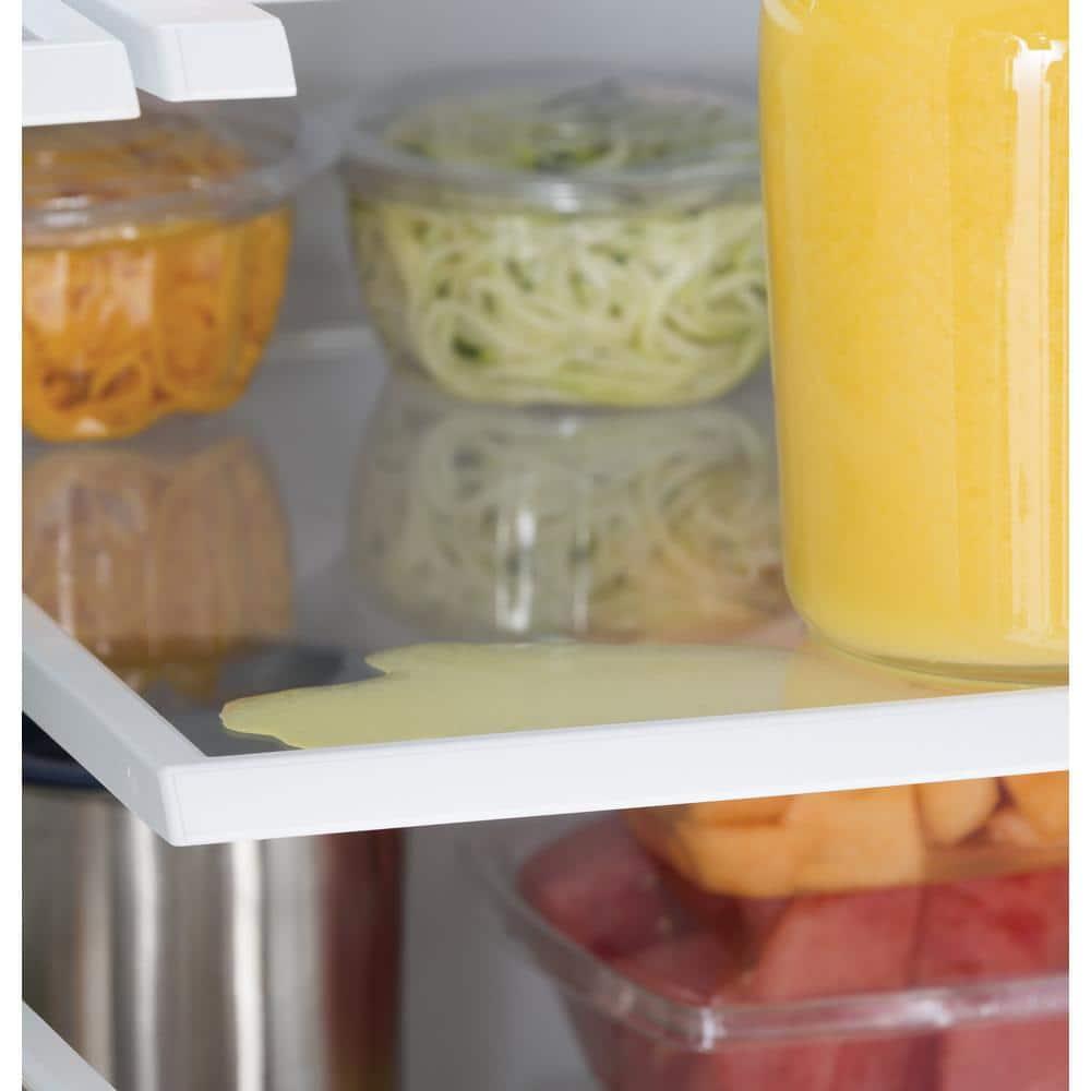 GE Appliances 25.5 Cubic Feet Energy Star Smudge-Resistant French Door Refrigerator with Water and Ice Dispenser