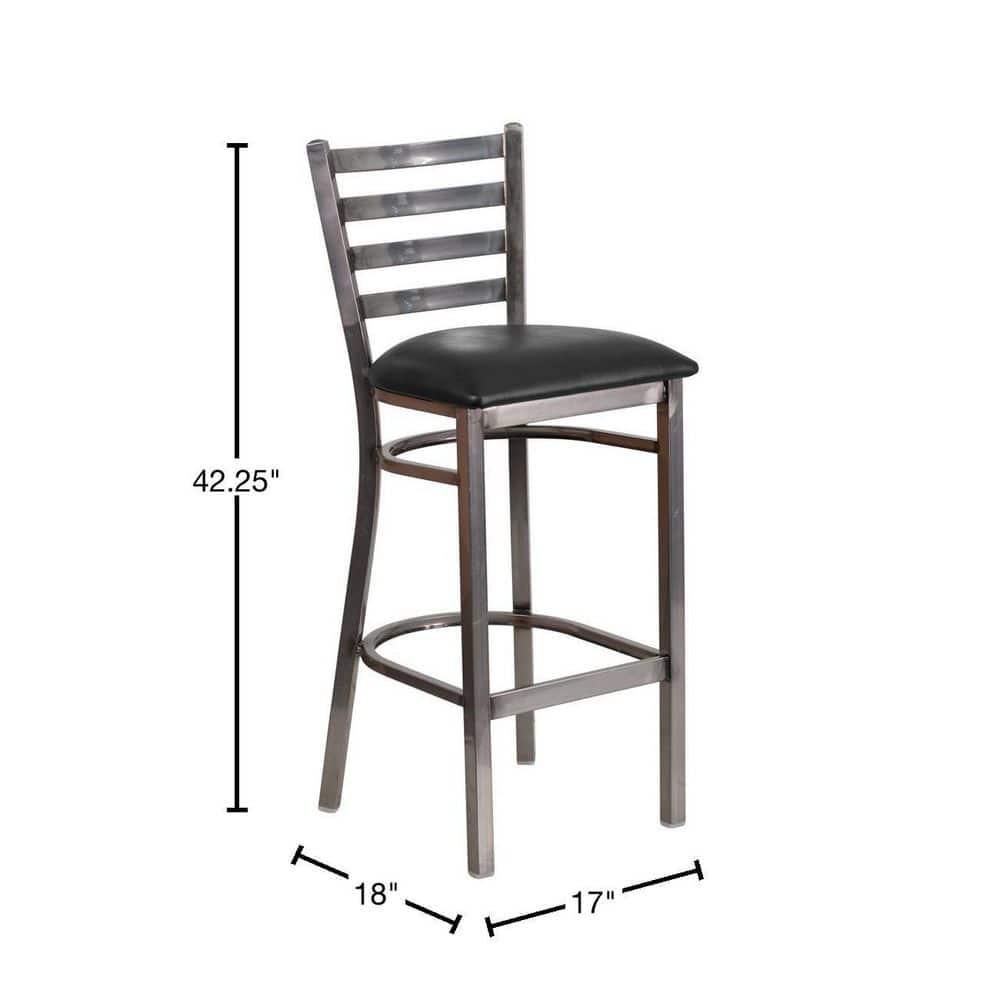 Flash Furniture Brixton Hercules Series Ladder Back Metal Restaurant Barstools by Flash Furniture