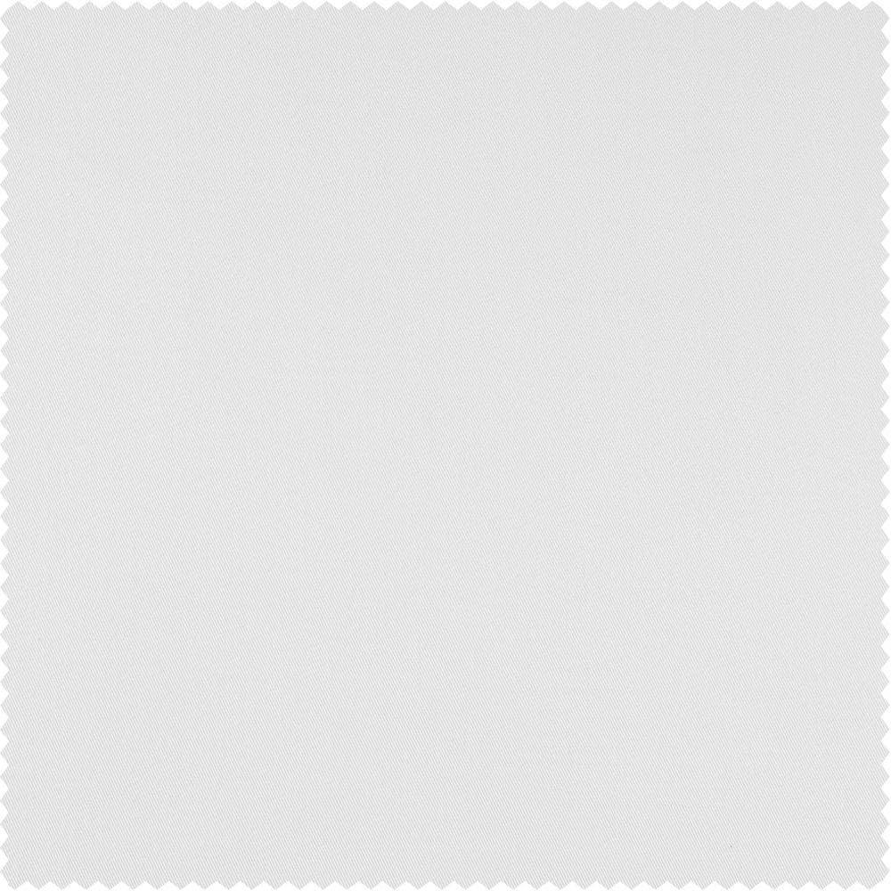 Whisper White Solid Cotton Blackout Curtain (1 Panel), Whisper White, 50W X 84L