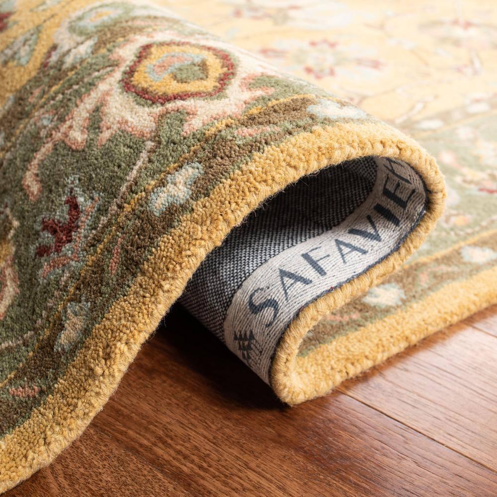 Antiquity AT21 Hand Tufted Indoor Accent Rug - Gold - 3'x5' - Safavieh