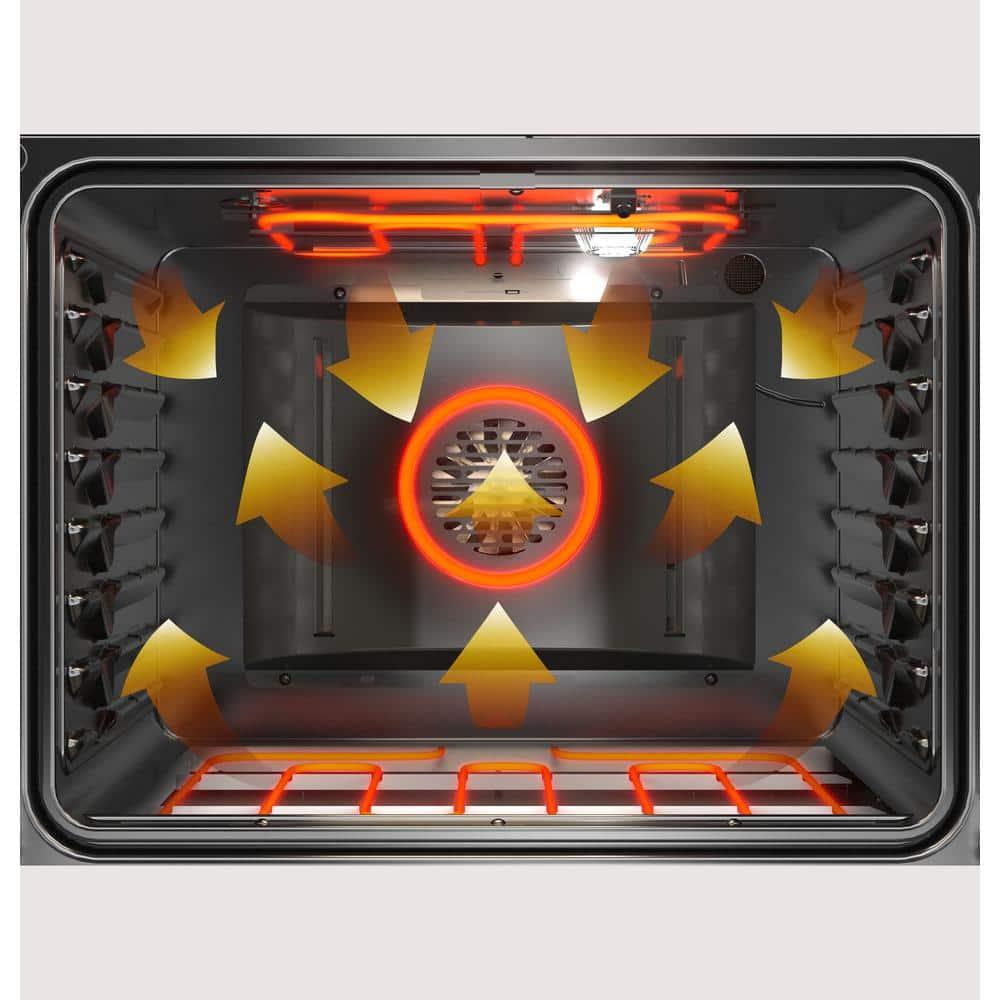 GE Appliances 30 in 66 cu ft Slide In Double Oven Electric Ranges in Stainless Steel