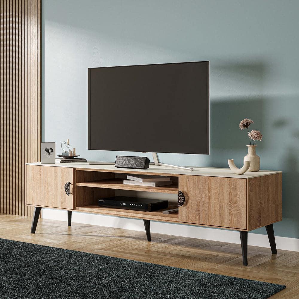 George Oliver Dalaylah 70.9" Mid-Century Modern TV Stand