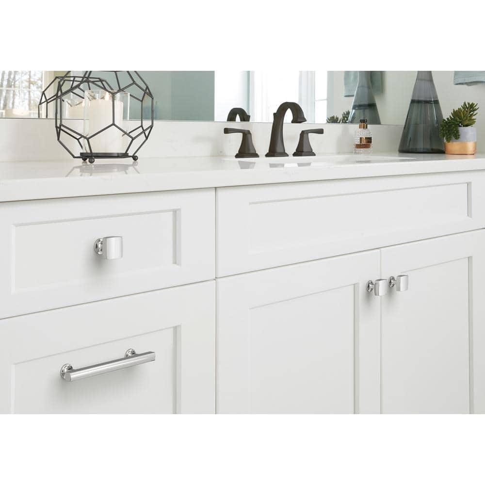 Amerock Everett 5-1/16 inch (128mm) Center-to-Center Polished Chrome Cabinet Pull