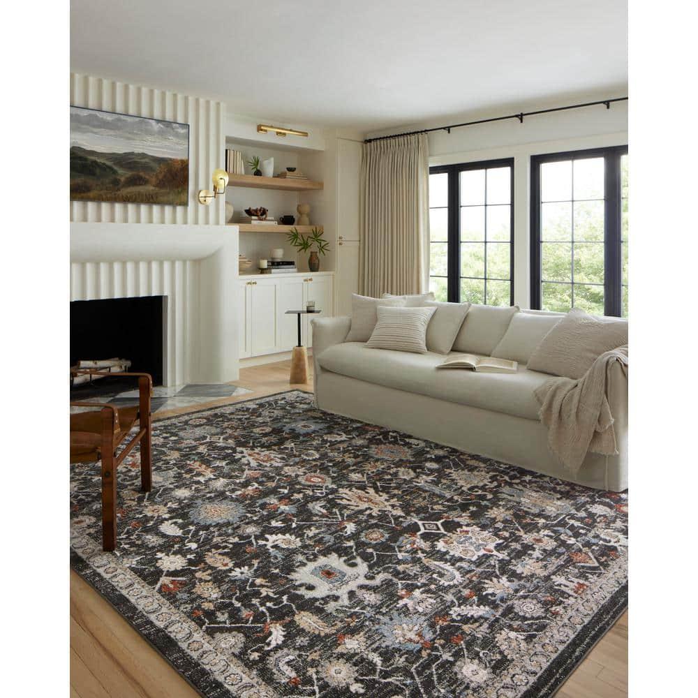 Loloi II Odette Charcoal / Multi 9'-2" x 13' Area Rug