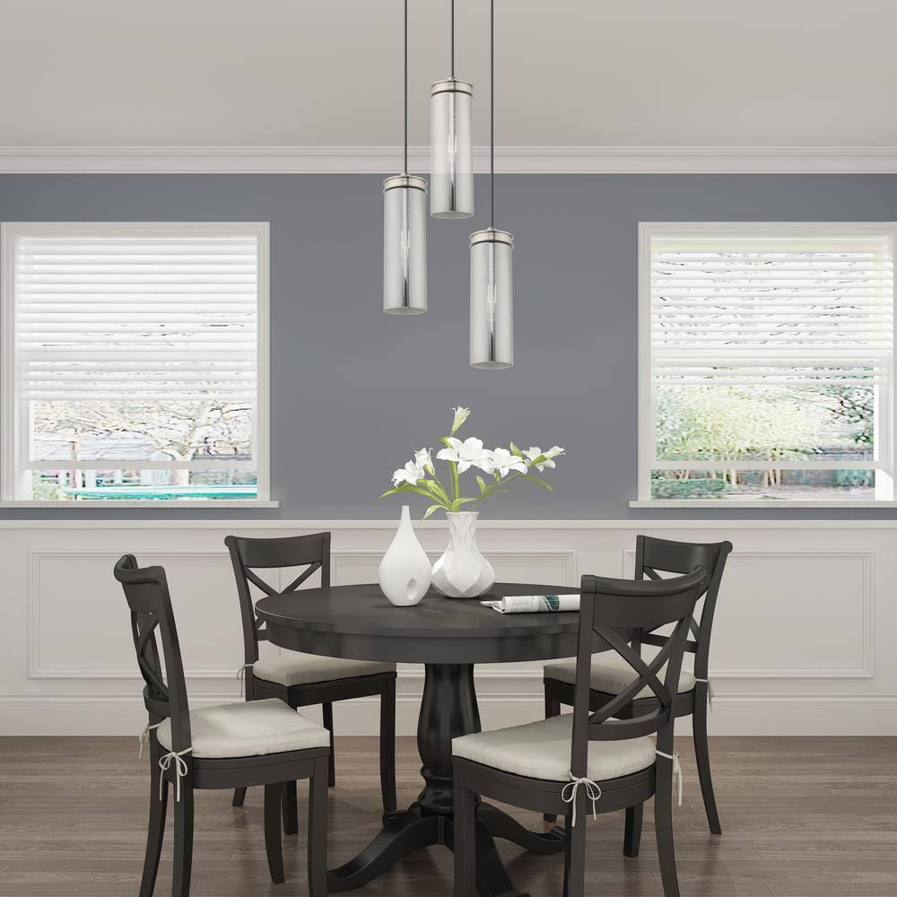 Livex Lighting Art Glass 1 - Light Pendant in  Brushed Nickel