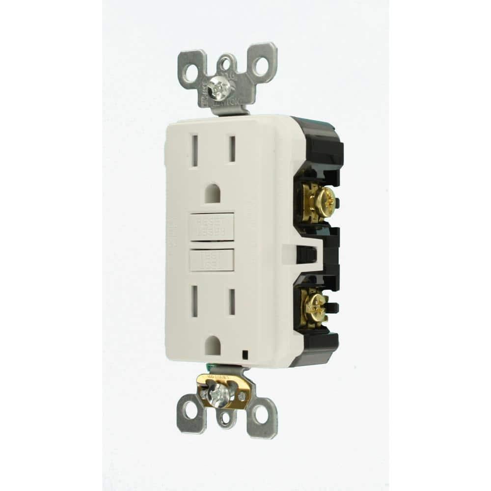 Leviton MODB07L53K42V, 15A 125V White Tamper Resistant GFCI Outlet 4 Piece (Open Box)